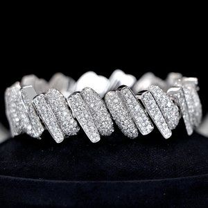 19197 Fred of Paris Success 18K White Gold 7.96ct Pave Set Diamond Bracelet #15